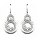 Серьги Chopard Happy 8 белое золото, бриллианты (839210-1001)
