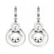 Серьги Chopard Happy 8 белое золото, бриллианты (839210-1001)