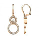 Серьги Chopard Happy 8 розовое золото, бриллианты (839209-5002)