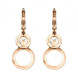 Серьги Chopard Happy 8 розовое золото, бриллианты (839209-5002)