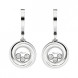 Серьги Chopard Happy Emotion белое золото, бриллианты (839216-1001)