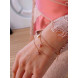 Браслет Chopard Happy Diamonds Icons рожеве золото, сапфір (859081-5002)