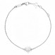 Браслет Chopard Happy Diamonds Icons белое золото, бриллианты (859203-1001)