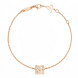 Браслет Chopard Happy Diamonds Icons розовое золото, бриллианты (859224-5002)
