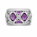 Каблучка Chopard Imperiale біле золото, аметист, діаманти (829564-1010)