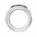 Каблучка Chopard Imperiale біле золото, аметист, діаманти (829564-1010)