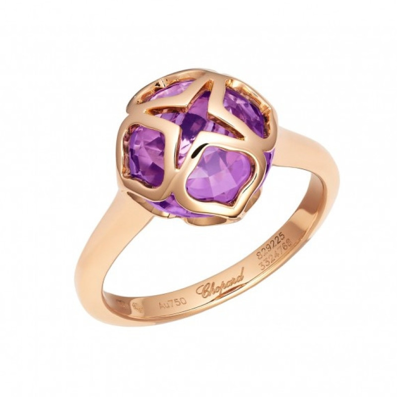 Кольцо Chopard Imperiale розовое золото, аметист (829225-5010)