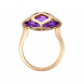 Кільце Chopard Imperiale рожеве золото, аметист (829221-5039)