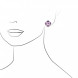 Серьги Chopard Imperiale белое золото, аметист (839225-1001)