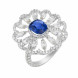 Набір Chopard Red Carpet Collection біле золото, сапфіри, діаманти (939292-1001)