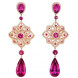 Набор Chopard Red Carpet Collection розовое золото, рубины, бриллианты (849340-5001)