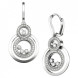 Сережки Chopard Happy 8 біле золото, діаманти (839210-1001) Сережки Chopard Happy 8 біле золото, діаманти (839210-1001)