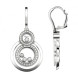 Сережки Chopard Happy 8 біле золото, діаманти (839210-1001) Сережки Chopard Happy 8 біле золото, діаманти (839210-1001)