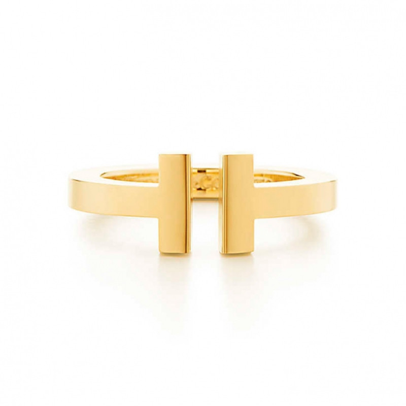 Кольцо Tiffany T Square, желтое золото (33279507)