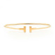 Браслет Tiffany T Narrow Wire, желтое золото (33263511)