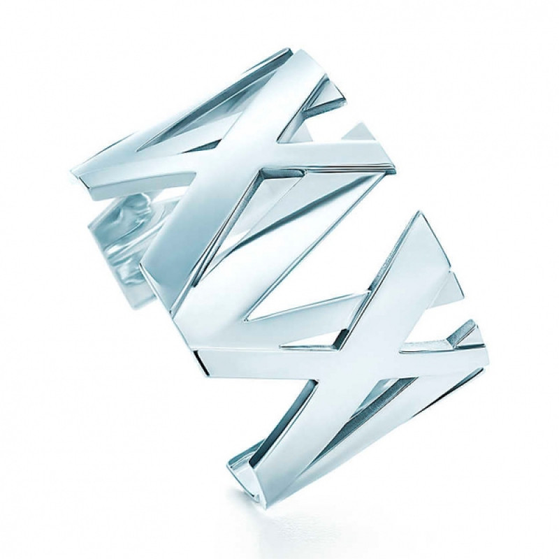 Широкий браслет-кафф Tiffany & Co Atlas, срібло (32995993)! ~ DCDMRKR ~!