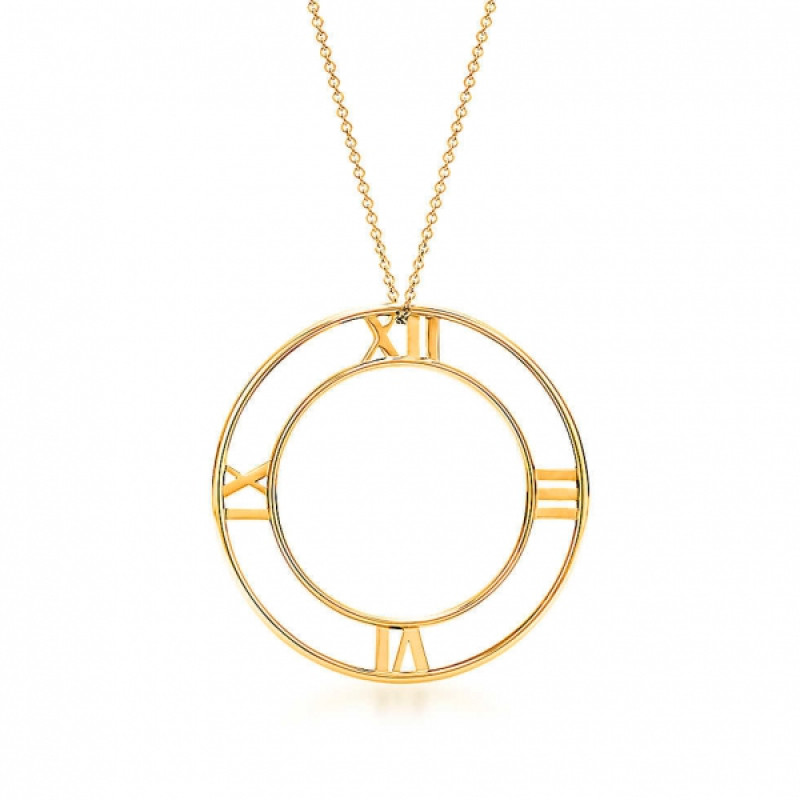 Кругла підвіска Tiffany & Co Atlas, жовте золото (32948553)! ~ DCDMRKR ~!