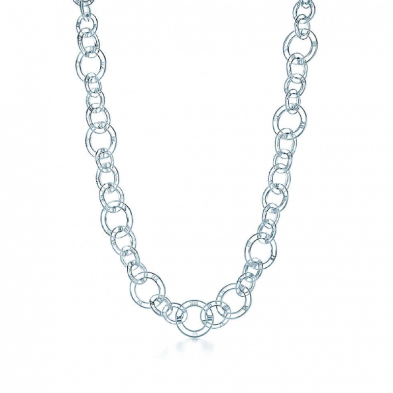 Звеньевое ожерелье Tiffany & Co Atlas, серебро (32995055)