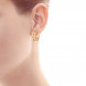 Серьги-кольца Tiffany & Co Atlas, желтое золото (32647855)
