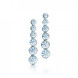 Сережки Tiffany Jazz, платина, діаманти (17662597)