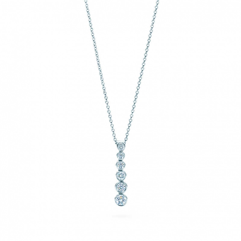 Підвіска Tiffany Jazz, платина, діаманти (17662546)