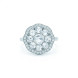 Кольцо "Флёр" Tiffany Enchant, платина, бриллианты (32080391)
