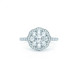 Кольцо "Флёр" Tiffany Enchant, платина, бриллианты (32269907)