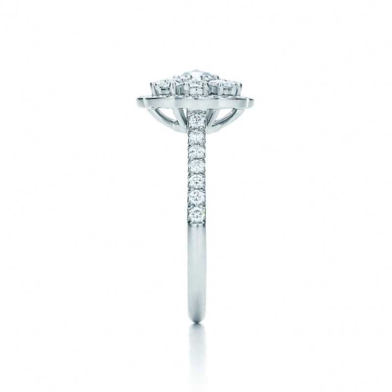 Кольцо "Флёр" Tiffany Enchant, платина, бриллианты (32269907)