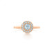 Кольцо Tiffany Enchant с цветком, платина, розовое золото, бриллианты (29530688)