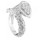 Перстень Boucheron Serpent Boheme, біле золото, діаманти