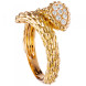 Кольцо Boucheron Serpent Boheme, желтое золото, бриллианты