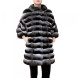 Шуба Fabrizio Ferrario Furs, мех шиншиллы