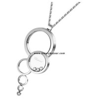 Chopard Happy Diamonds Circles 3 Floating Diamonds White Gold 57