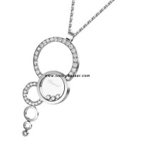Chopard Happy Diamonds Circles 3 Floating Diamonds Set White 56
