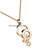 Chopard Happy Diamonds Drop Circles Floating Diamond Rose Gold 53