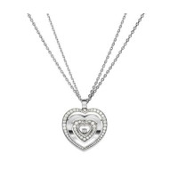 Намисто Chopard Happy Diamonds Hearts із 18-каратного діамантового золота