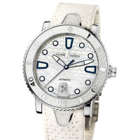 Ulysse Nardin 시계 Lady Diver (Steel / White / Rubber)