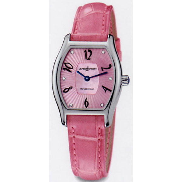 Ulysse Nardin watches Michelangelo Lady (SS / Pink / Leather)