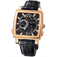 Ulysse Nardin watches Quadrato Dual Time Perpetual (RG / Black-RG / Leather) Ulysse Nardin watches Quadrato Dual Time Perpetual (RG / Black-RG / Leather)