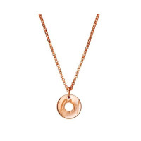 Chopard Chopardissimo 18K Rose Gold Circular Pendant Necklace
