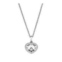 Кольє Chopard Happy Diamonds Heart Floating Diamond Set 18K White Gold