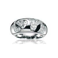 Chopard Каблучка Chopards Love Collection з білого золота 18 карат