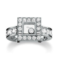 Chopard Happy Diamonds Square Floating Diamond Fully Set White 9