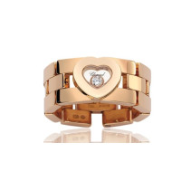 Chopard Happy Diamonds Hearts 18K Rose Gold Ring