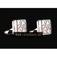 Запонки Carrera y Carrera Y 18K White Gold Squared Cufflinks Запонки Carrera y Carrera Y 18K White Gold Squared Cufflinks
