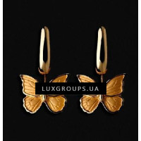 Сережки Carrera y Carrera Baile De Mariposas 18K Yellow Gold Earrings