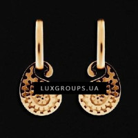 Серьги Carrera y Carrera Aqua 18K Yellow Gold Earrings