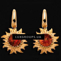 Серьги Carrera y Carrera Sol Y Sombra 18K Yellow Gold Earrings with Citrine