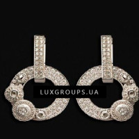 Серьги Carrera y Carrera Pasodable 18K White Gold Earrings with Diamonds Серьги Carrera y Carrera Pasodable 18K White Gold Earrings with Diamonds