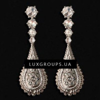 Серьги Carrera y Carrera Alamar 18K White Gold Diamond Drop Earrings